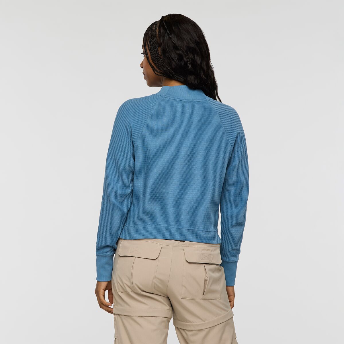 Atajo Long-Sleeve Waffle V-Neck - Women's - Image 3